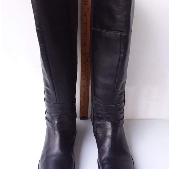Blakely Black Leather Riding Boots 7 wide - Picture 5 of 11